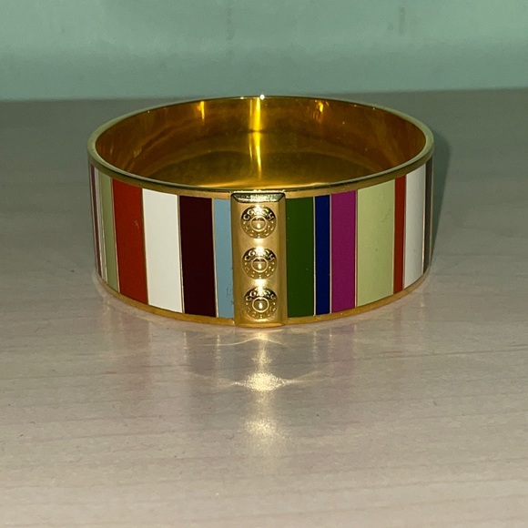 Perfect condition - Coach striped bangle
